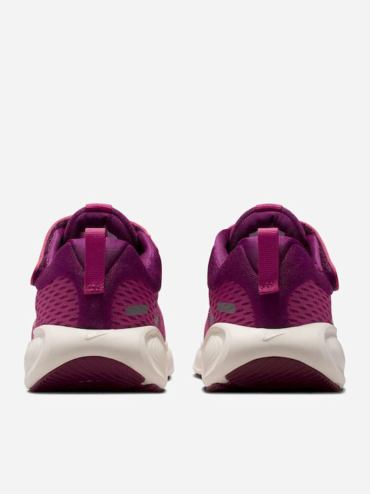 Stellar Ride Kids Sports Shoes Running with Hoop & Loop Closure Purple