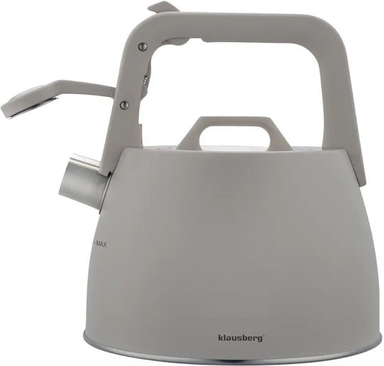 Klausberg Wasserkocher Edelstahl Gray 2500ml