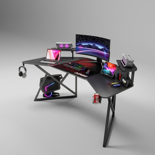 Γραφείο Gaming 180x70x74εκ. Μαύρο Γραφείο Gaming 180x70x74εκ. Μαύρο