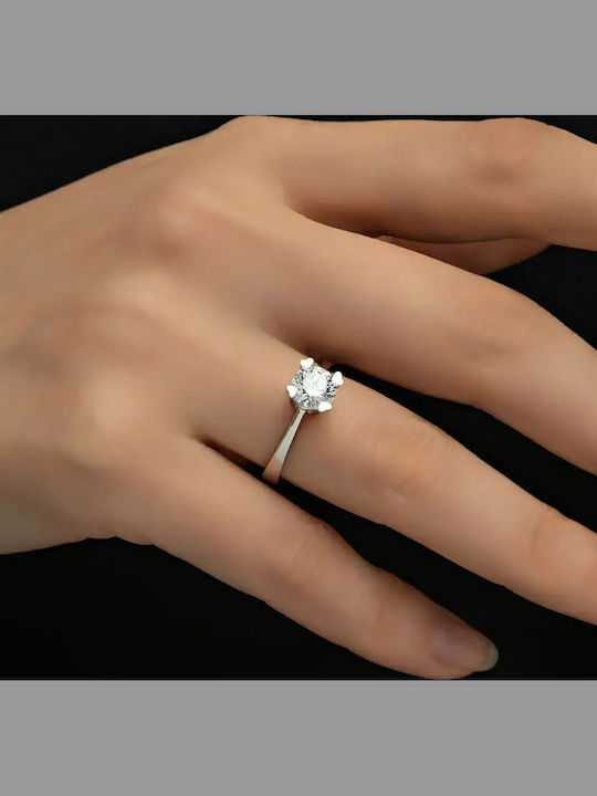 Flower Single Stone from Steel