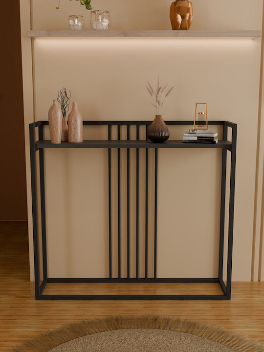 Convida Конзолна маса Метална Сив Д100xШ25xВ90cm