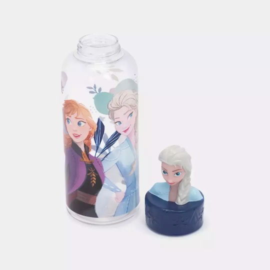 Stor Stor Kunststoff Kinder Trinkflasche Frozen mit Stroh Disney Frozen 560ml