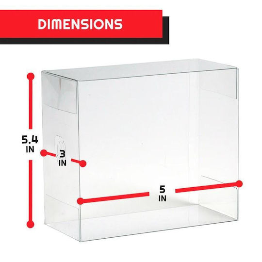 Evoretro Pokemon Deck Box Standard Size Διάφανο