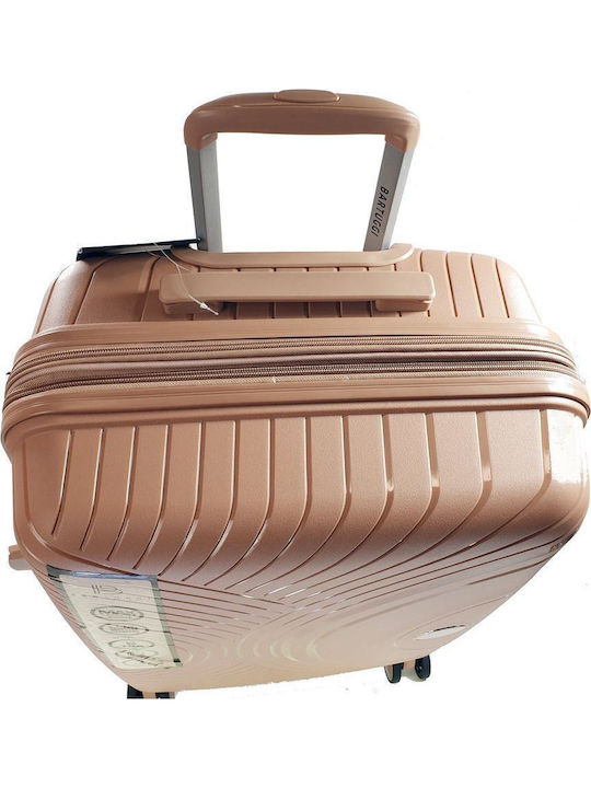 Bartuggi Großer Hart-Reisekoffer Rosa mit 4 Rädern Höhe 76cm