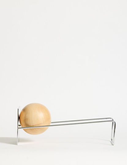 Βιβλιοστάτης Toke 438ctf1302 16,5x49x18cm Silver Hanah Home Μέταλλο Ξύλο