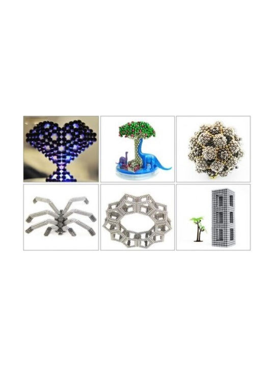 5mm Magnetic Balls for Office Decoration from Metallic 2.3x2.3cm 216pcs
