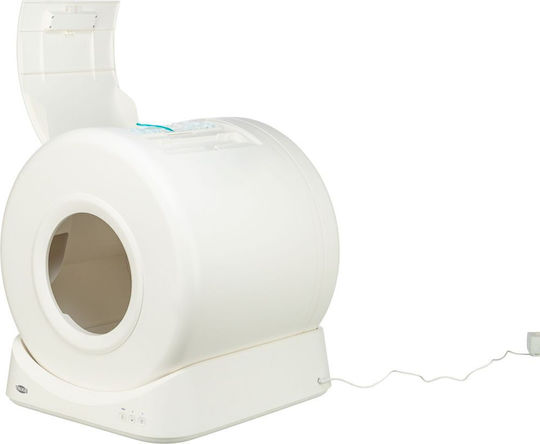Katzentoilette Selbstreinigend Weiß L51 x B56 x H54cm