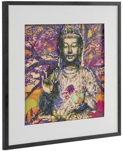 Craft Βούδας Καμβάς Diamond Painting Κιτ 30x30cm