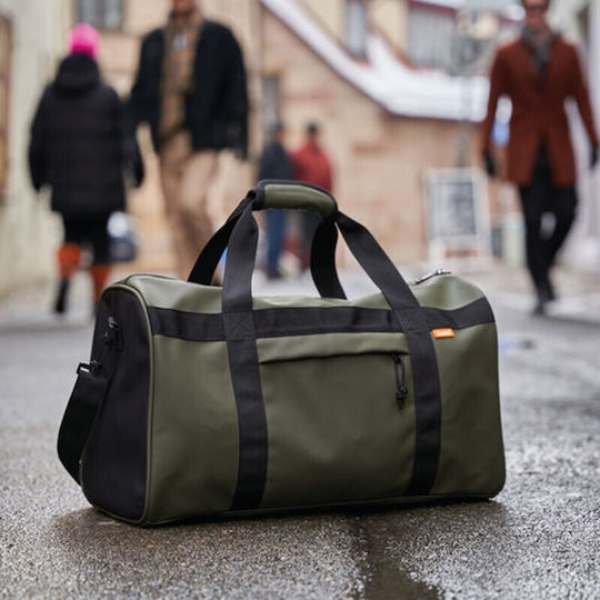 Macma Werbeatrikel Sack Voyage 38lt Khaki made of Artificial Leather H30cm