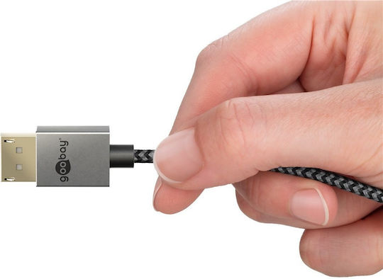 Goobay Kabel DisplayPort-Stecker - 1m Gray (77444)