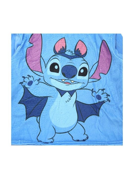 Disney Κουβέρτα Fleece Lilo & Stitch Μπλε 160εκ.