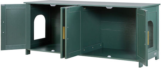 Vevor Sideboard Holz Grün 120x45x50cm