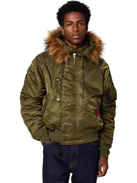 Μπουφάν Bomber Green