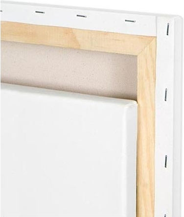 +Efo Leinwand auf Keilrahmen Weiß Platz mit Keilrahmen 20x20cm 380gr/m² 1Stück