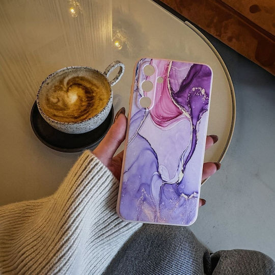 Tech-Protect Icon Marble Back Cover Σιλικόνης Ροζ (Xiaomi Redmi 15 4G / 5G)