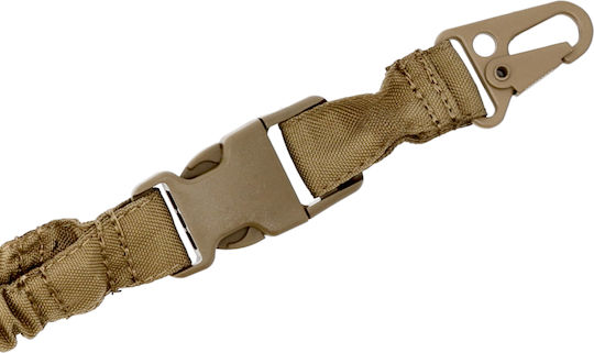 Mil-Tec Basic One Point Bungee Sling Gewehrriemen Waffengurt Coyote in Braun Farbe
