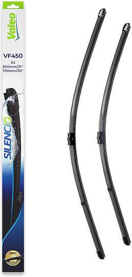 Valeo Silencio X.trm x2 Front Set Car Wiper Blades 800mm 750mm