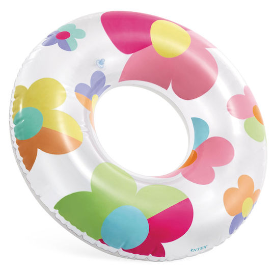 Intex 59259 Colac de înot cu flori, 81 cm