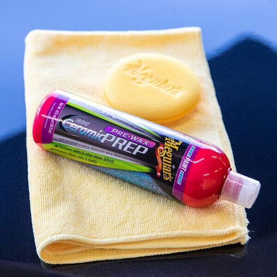 Meguiar's Lichid Protecție Protecție ceramică hibridă pentru mașină pentru Materiale plastice exterioare Hybrid Ceramic Pre-Wax Prep 473ml