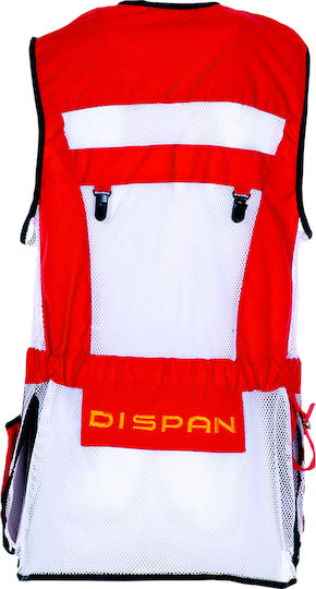 Benisport Hunting Vest Shooting Gray/Red Red