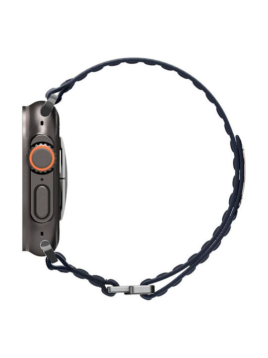 Spigen Armband Stoff Blau (Apple Watch 44/45/46mm/Ultra 49mm)