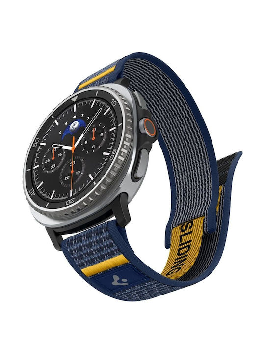 Spigen Armband Stoff Blau (Galaxy Watch 8 / 8 Classic)
