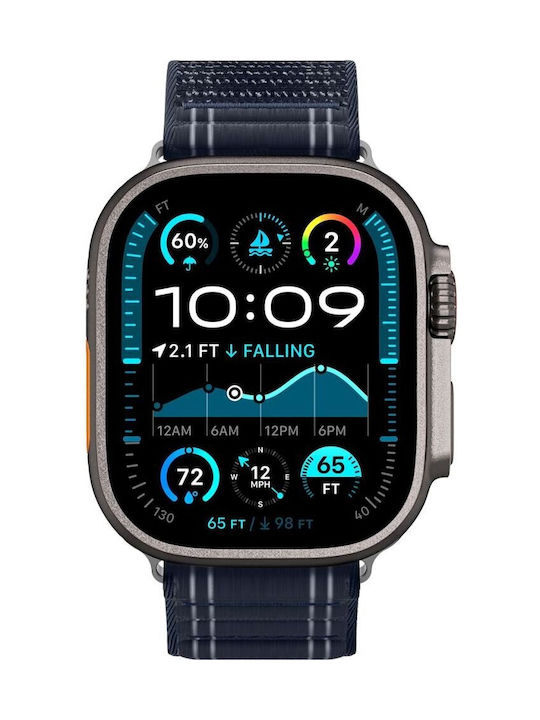 Spigen Armband Stoff Blau (Apple Watch 44/45/46mm/Ultra 49mm)