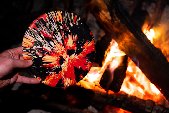 Waboba Wingman Pro Foldable Frisbee with Diameter 21 cm Flames