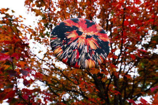 Waboba Wingman Pro Foldable Frisbee with Diameter 21 cm Flames