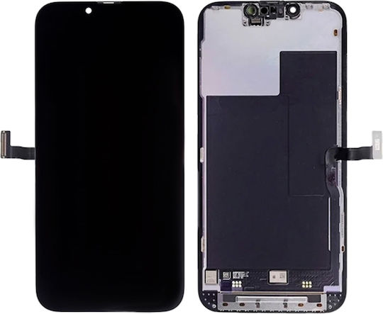O ecran Incell cu Mecanism Tactil pentru iPhone 13 (Negru)