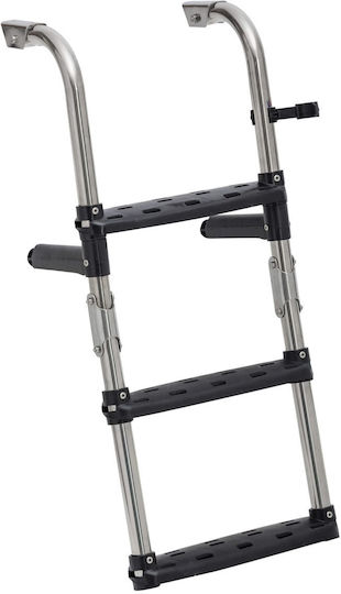 Eval 3 Steps Folding Boat Ladder Folding Mirror Boat Ladder with 3 Steps FOLDING STAINLESS STEEL Description Steps 3