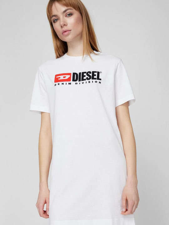 Summer Mini T-Shirt Dress White