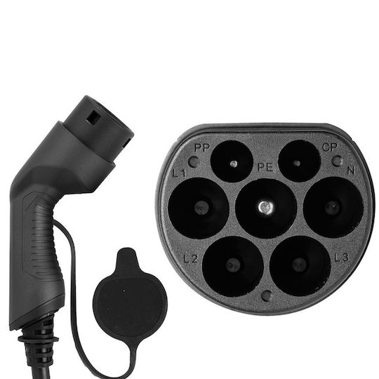 Electric Car Charging Cable 7.5kW 32A Type 2 to Type 2 Single Phase Jbm 54057