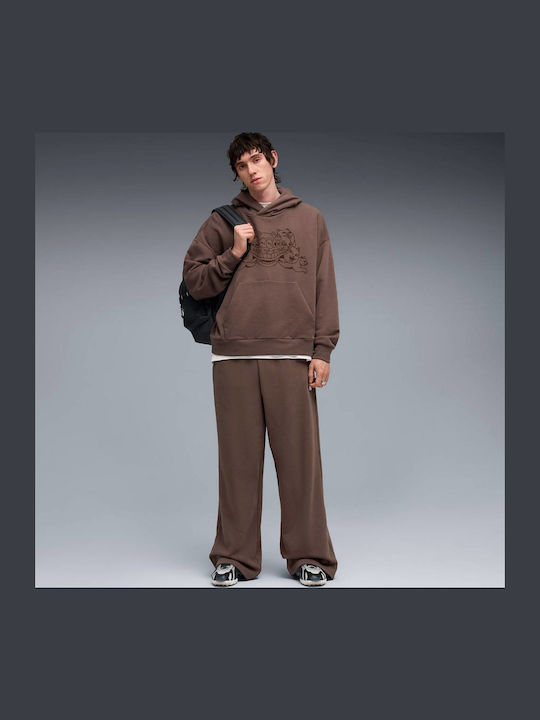 Sweatshirt mit Kapuze Bronze