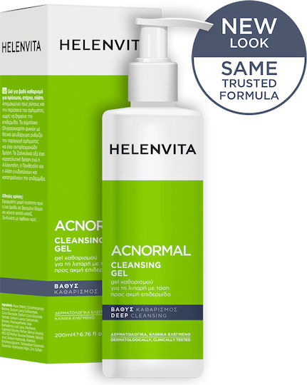 Helenvita ACNormal Gel Καθαρισμού Προσώπου για Ακνεϊκές Επιδερμίδες 200ml