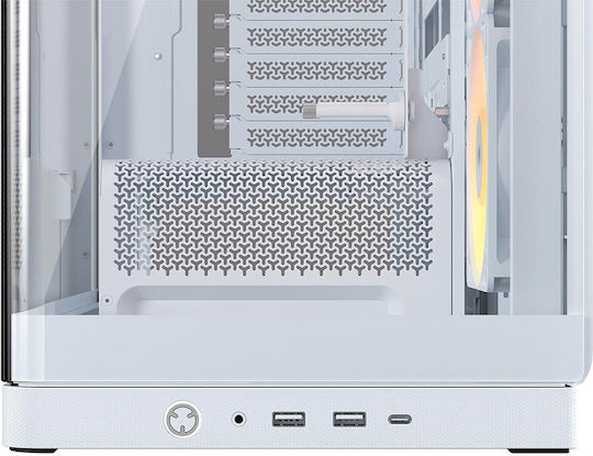 Corsair Frame 4500X RS-R ARGB Gaming Midi Tower Computer Case with Side Window White