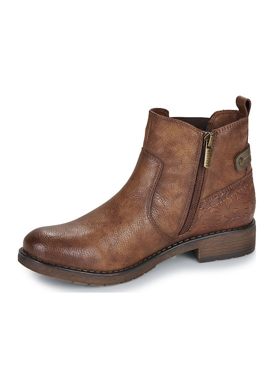 Stiefeletten Damen Braun