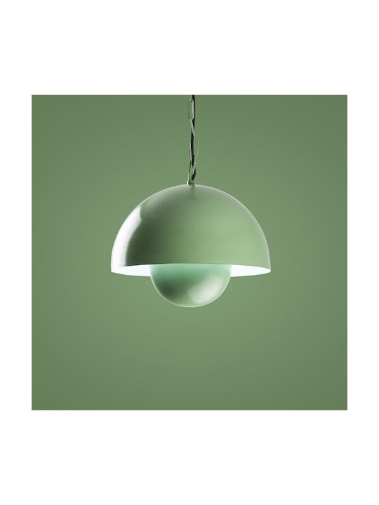 Megapap Neptun Κρεμαστό Φωτιστικό Πράσινο με Ντουί E27 30x30x70εκ.