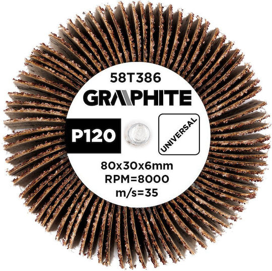 Flap Disc 80 X 30 X 6 Mm P120
