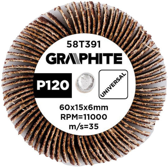 Flap Disc 60 X 15 X 6 Mm P120