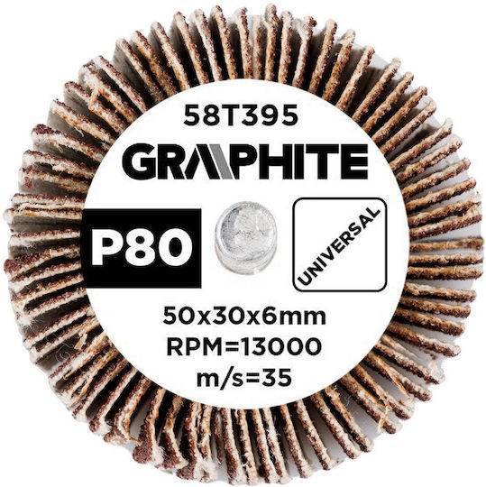 Флап Диск 50 X 30 X 6 мм P80