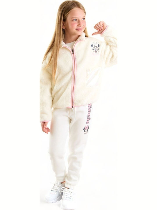 Kids Tracksuits With Top White 2 Pieces Minnie Mouse