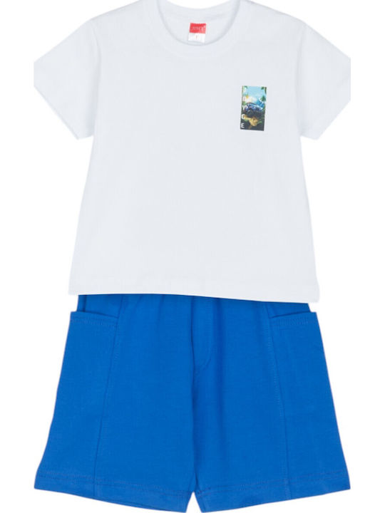 Kinder-Set mit Shorts Sommer 2Stück White
