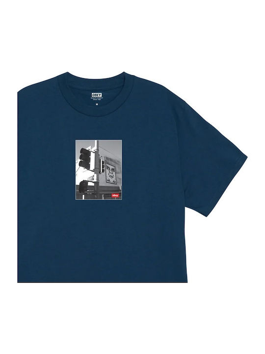 Photo T-shirt Harbor Blue