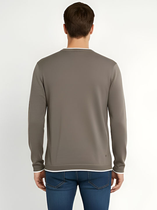 Long Sleeve Sweater Brown MI3162H Brown