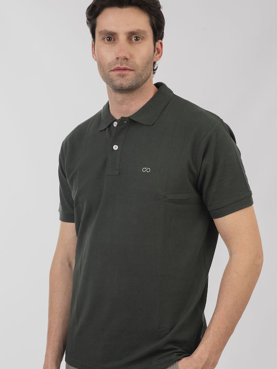 Polo Bluza Tricou Cu Mânecă Scurtă Verde Pădure