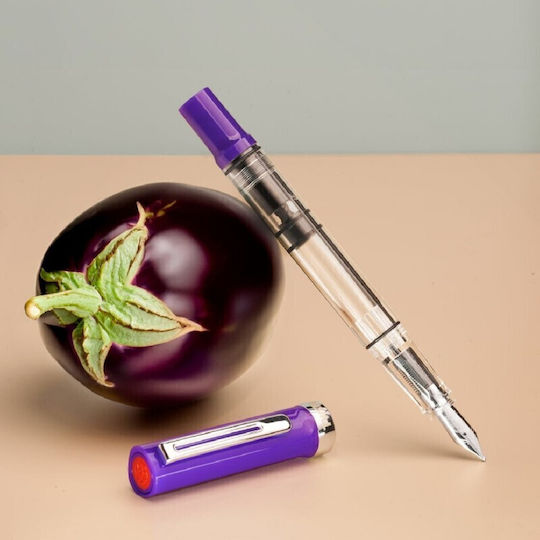 Twsbi Eco-t Calligraphy Pen Medium with Red Ink