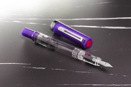 Twsbi Eco-t Calligraphy Pen Medium with Red Ink