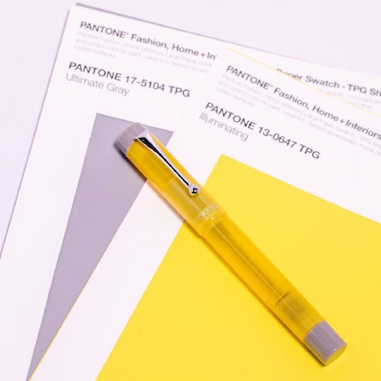 Opus 88 Demo Yellow Grey Fountain Pen 4710484643834 Nibs Fine
