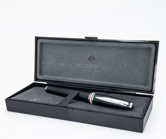 Monteverde USA Aldo Domani Italia Fountain Pen Matte Black 080333597125 Extra Fine Nibs